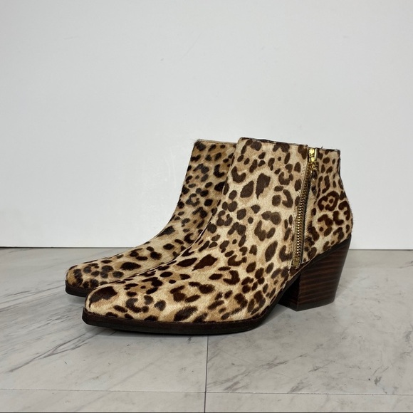 New! Sam Edelman Walden Leopard Print Bootie 6.5M - Picture 14 of 14